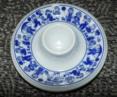 Graziela spielende Kinder Geschirr Eierbecher vintage 70er Thomas brigitte Model - Bild 1 von 4