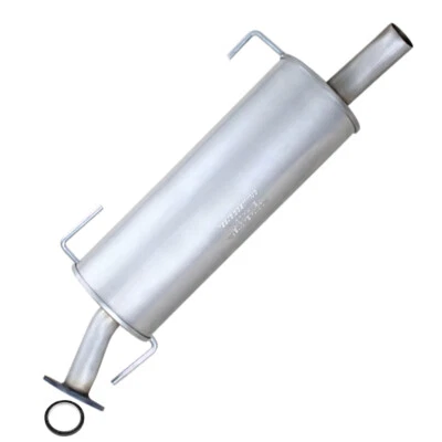 Stainless Steel Rear Muffler fits: 2007 - 2011 Nissan Versa Hatchback 1.8L - Image 1 of 4