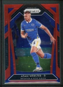 2020-21 ADAM WEBSTER 21/28 PANINI PRIZM PREMIER LEAGUE BLUE RED STAR TMALL