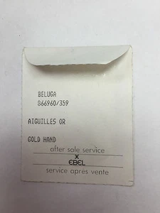 Authentic EBEL Beluga Gold Hands - Ref. 866960 /359  - Picture 1 of 4