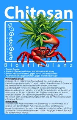 GEBO GEFTI HYDROPONICS 10g Chitosan | Pflanzenstärkungsmittel