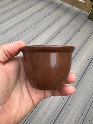 Глиняная посуда Weller Marked Albany & Bristol Glazed Custard или Jelly Cup - Изображение 1 из 4