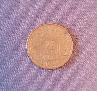 LATVIA 1 SANTIMS 2007 - Image 1 of 2