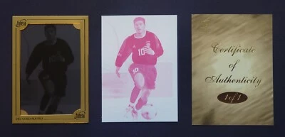 Negativo de película Futera 2005 único José Antonio Reyes 1/1 + placa de impresión Foto 1 de 4