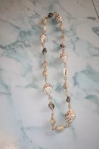 Cadena de caracol y oro vintage sin cuello - Imagen 1 de 1