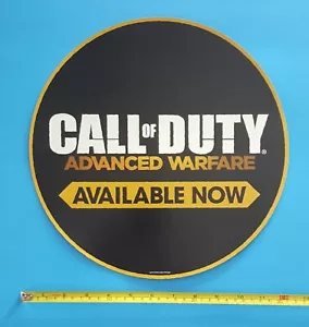 Letrero promocional CALL OF DUTY tienda de videojuegos ventana de exhibición 2014 ¡Nunca usado! - Imagen 1 de 3