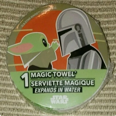 Nuevo paño mágico de lavado Star Wars The Mandalorian & Baby Grogu 11,5" x 11,5" Foto 1 de 2