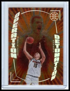 2021-22 Illusions #5 Nikola Jokic Operation Detonation Red and Yellow - Picture 1 of 2