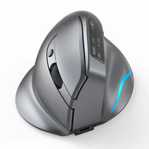 F-26C Wireless Gaming Mouse Ergonomic 3200DPI Desktop Upright Mouse 8 Buttons - Picture 1 of 12
