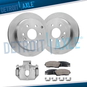 Rear Disc Rotors Right Caliper Brake Pads for 2007- 2016 Traverse Acadia Enclave - Picture 1 of 7