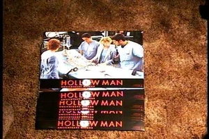HOLLOW MAN GERMAN LOBBY CARD SET OF 8 HORROR KEVIN BACON - Picture 1 of 1