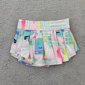 Lucky In Love Girls Skort XS (6) Pink Performance Patchwork Deco Love - Picture 1 of 10