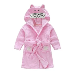 3D Cartoon Animal Toddler's  Nightgown Unisex Kids Pajamas Boys Girls Bathrobes - Picture 1 of 29