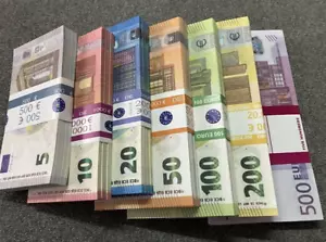 bunte Imitation ungültig 100 Stück Scherz Papier Münzen realistische Banknoten - Bild 1 von 6