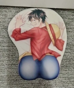 One Piece Mousepad Monkey D Luffy 3d Silicone Gel Pad Erotica Gay Yaoi  - Picture 1 of 6