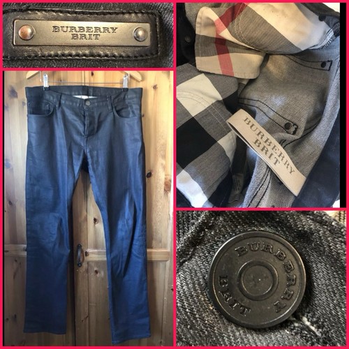 JEANS BURBERRY BRIT (STEADMAN) DA UOMO FIRMATI SLIM COMFORT FIT: OTTIME CONDIZIONI: W33 L32