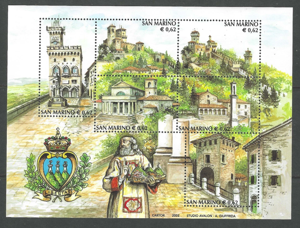 Mini hoja fresca San Marino # 1548 MNH PO ('25 SCV $9) Foto 1 de 1