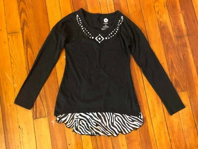 Camisa de golf de manga larga TG Total para niñas y niños con ribete de animales mezcla de algodón talla S  Foto 1 de 3