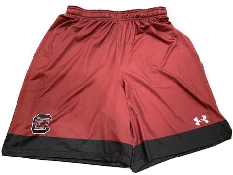 South Carolina Gamecocks NCAA Under Armour Men's Garnet Shorts Size Medium ~ New Cover
