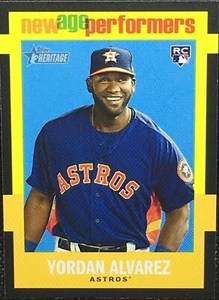 2020 Topps Heritage New Age Performers Insert NAP-2 Yordan Alvarez Astros RC - Picture 1 of 1