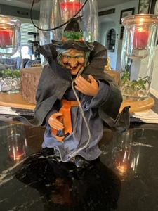 Vintage 7" hässliche Hexe Figur Halloween Deko - Bild 1 von 4