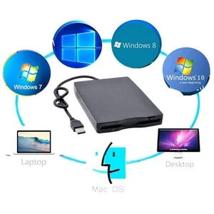 USB External Drive Floppy Disk Externes Diskettenlaufwerk Dvd Externer Treiber - Bild 1 von 12