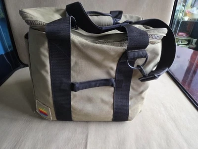 Vintage 1980's Apple Macintosh Computer Carry Case with Strap and Rainbow Logo - Image 1 of 4