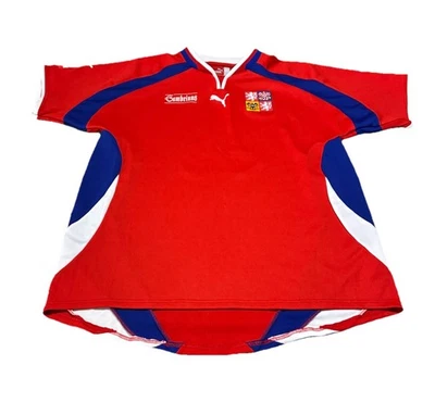 Czech Republic Puma Home Jersey 2000-2002 Shirt Camiseta Trikot Men’s Size L - Image 1 of 4