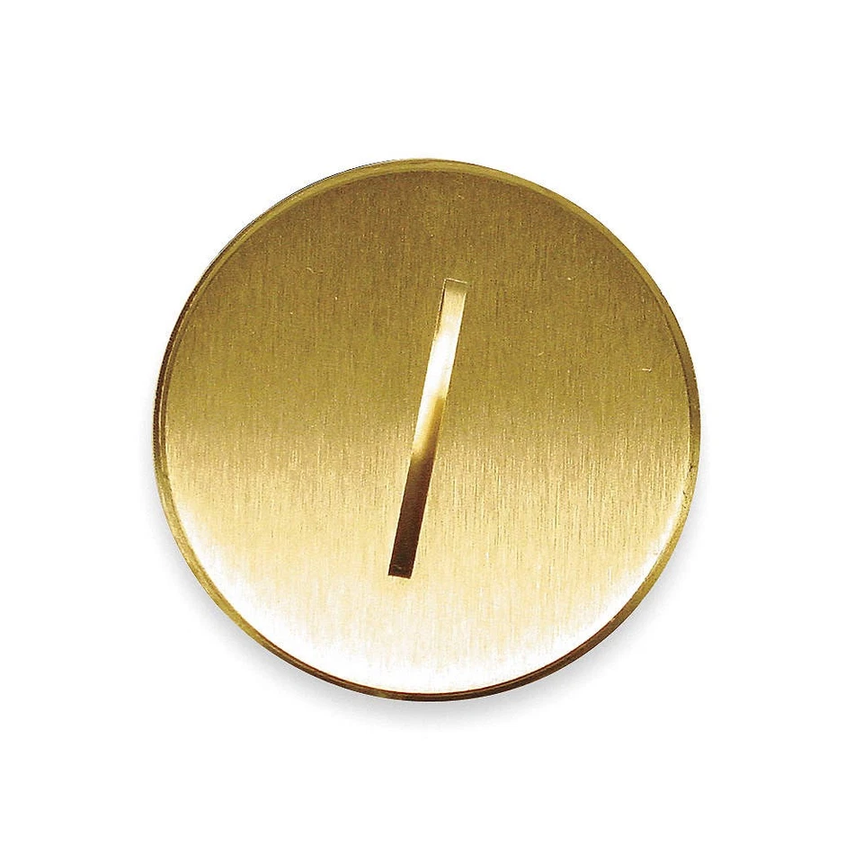 DISPOSITIVO DE CABLEADO HUBBELL-KELLEMS S5020 cubierta de caja de piso, latón 2-1/8 pulgadas 4D522 Foto 1 de 1