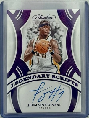 2024-25 Flawless LEGENDARY SCRIPTS - Jermaine O’Neal AUTO /3 🔥 - Image 1 of 2