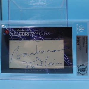 BARBARA MCNAIR signed autographed 3x5 Card BECKETT AUTH #1/1 "ACTRESS SINGER" - Picture 1 of 3