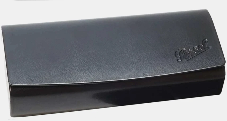 PERSOL GAFAS DE SOL CUERO NEGRO ESTUCHE SOLO NUEVO Foto 1 de 1