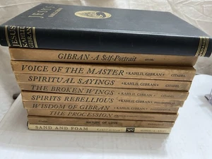 10x Kahlil Gibran Book Lot  Jesus Sand & Foam + Classics | Vintage HC 1970s - Bild 1 von 4
