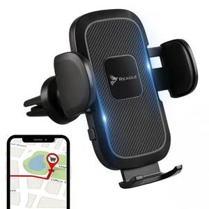 Kfz Handyhalterung Auto 360° drehbar für Lüftungsgitter, mit EIN-Knopf-Release - Bild 1 von 10