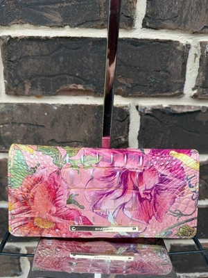 NWT Brahmin Ady Wallet Bifold Perennial Melbourne multi purple pink green yellow - Image 1 of 4