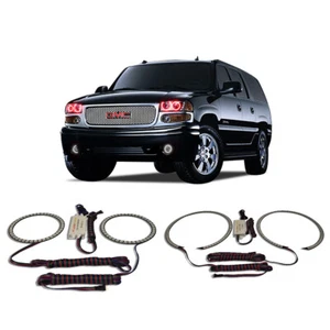 Bright Red Angel Eye Headlight Halo kit for GMC Yukon 01-06 - Bild 1 von 2