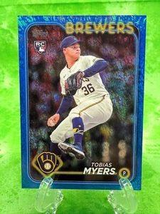 Tobias Myers RC /999 Blue Foil - 2024 Topps Update Series #US299 Brewers - Picture 1 of 11