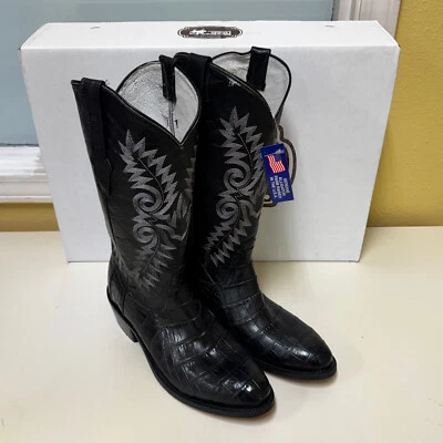 Cowtown Boots W8896 - Men's Alligator Skin Cowboy Boots! - HAND MADE IN TEXAS! - Image 1 of 4