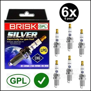 Candele di Accensione Gas Gpl Metano 6 Brisk DR17YS-9 Isuzu Trooper III 2000> - Imagen 1 de 6