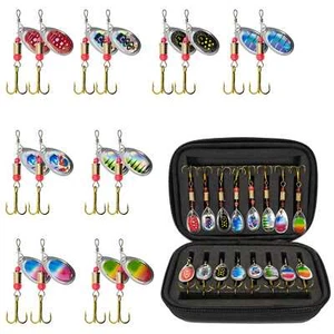 16 Spinner inkl. Case - Spinnerset Blinker Raubfischköder Kunstköder Raubfisch - Bild 1 von 4