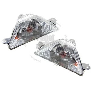NoCut Front Turn Signal For Kawasaki Ninja Euro Light EX 300 650 Flasher Clear - Foto 1 di 3