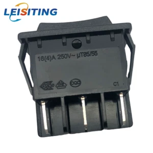 16A/250V Rocker Switch Black to 10T85 Canal R Series Light R5 6Pin-Single Reset - Picture 1 of 5