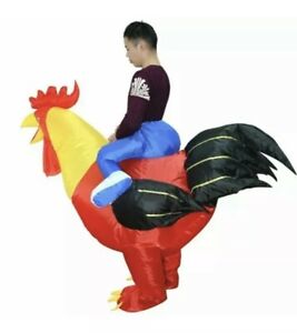 RED ROOSTER Inflatable Halloween costume  For Adults OSFM BLOWER NOT INCLUDED