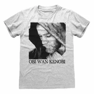 Camiseta Star Wars Perfil Kenobi Blanca - Imagen 1 de 6