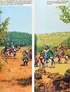 Comic horse riding Animated story. Decorative Poster. Graphic Art Design 4026 - Picture 1 of 1