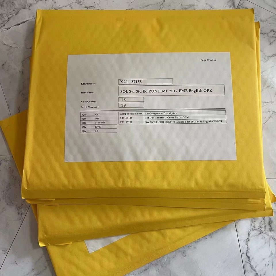 Microsoft SQL Server 2017 STANDARD 24 Core License Key + 25 CAL Retail BRAND NEW - Image 1 of 2