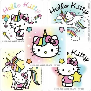 Hello Kitty Stickers x 5 - Hello Kitty Unicorn Party Loot Birthday Favours Fun - Picture 1 of 6
