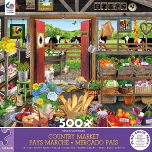 Ceaco jigsaw puzzle; Country Market by Tracy Flickinger; 500 pcs; 2415-12 - Picture 1 of 2