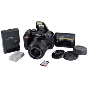 Nikon D5500 DSLR Kit – 18-55mm Lens, Charger, 128GB Card, Tested ✅ - Picture 1 of 12
