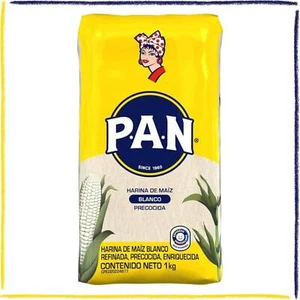 Farina Precotta di Mais Bianco Pan Senza Glutine Kosher - Confezione da 1kg - Foto 1 di 7